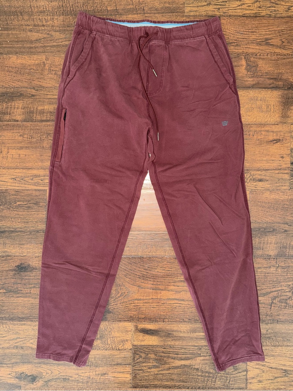 Mack Weldon ACE Sweatpants in Burgundy